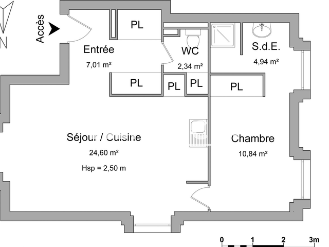 Appartement 2 pièces (49.5 m²) à louer - Niort (79000)