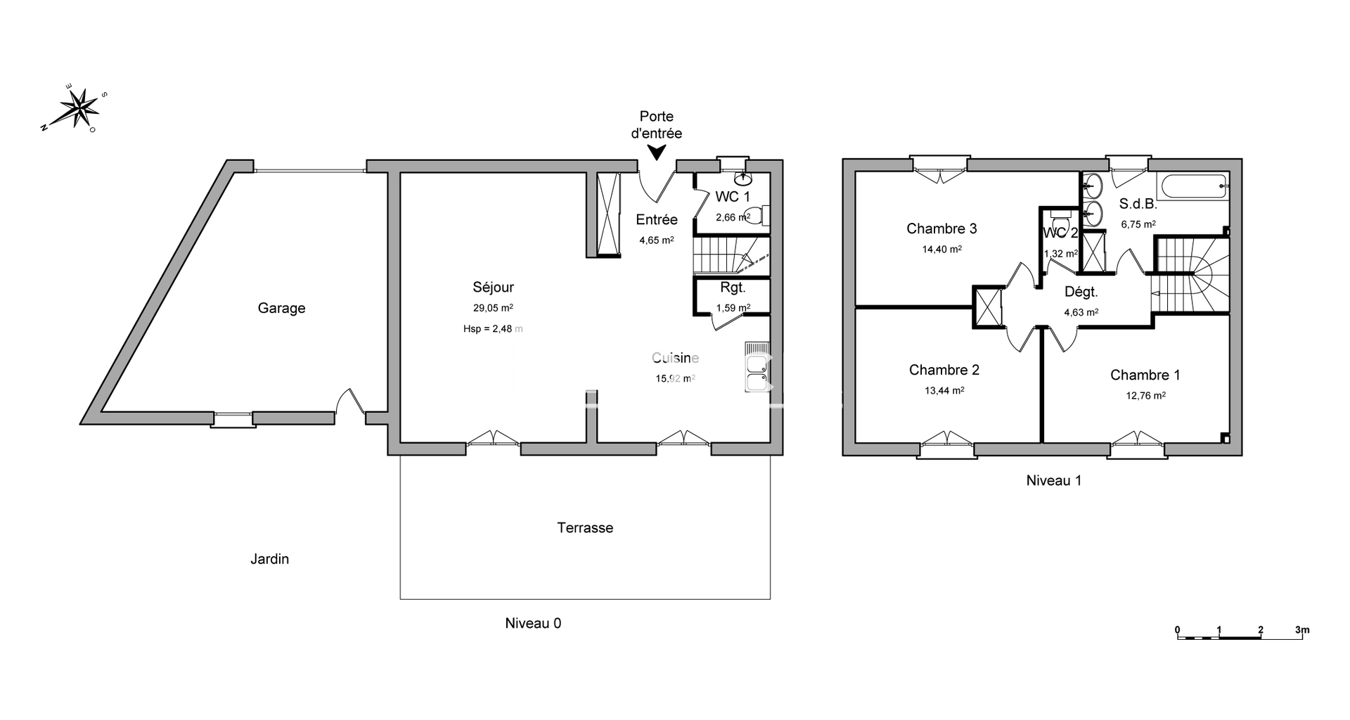 Maison 4 pièces (107.17 m²) à louer - Dagneux (01120)