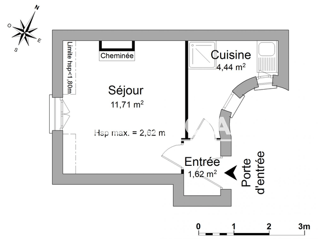 Studio (17.77 m²) à louer - Paris 11ᵉ (75011)