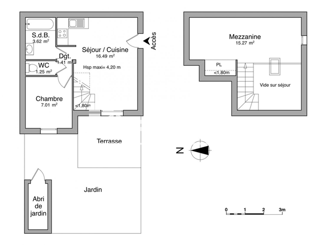 Appartement meublé 2 pièces (45.05 m²) à louer - Chatelaillon Plage (17340)