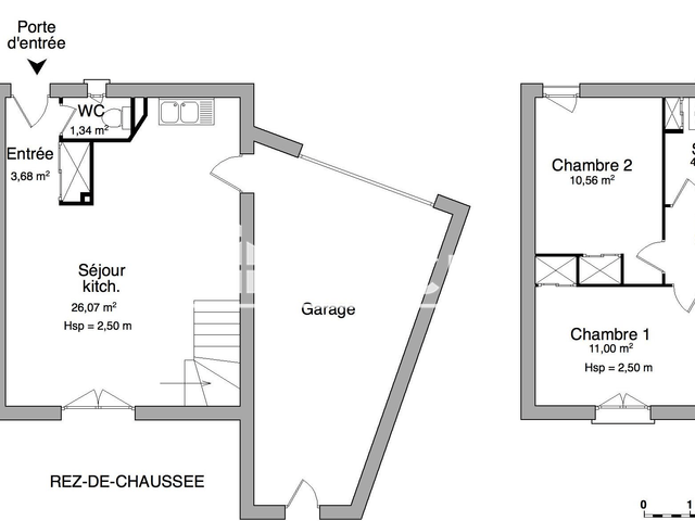 Maison 3 pièces (60.98 m²) à louer - Vouneuil Sous Biard (86580)