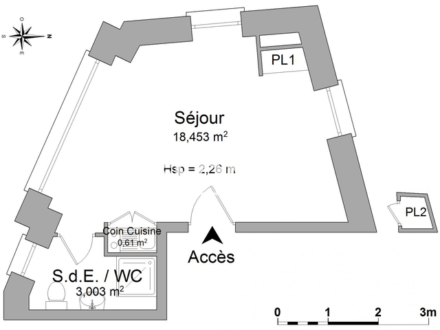 Studio (22.07 m²) à louer - Poitiers (86000)