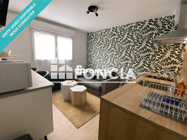 Appartement meublé 2 pièces (20.03 m²) à louer - Poitiers (86000)
