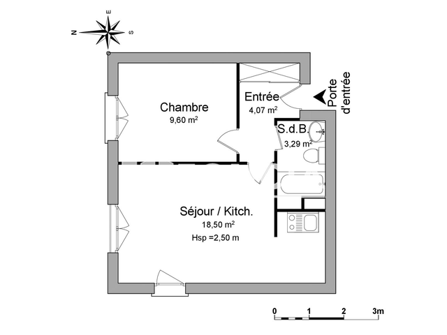 Appartement 2 pièces (35.46 m²) à louer - Limoges (87000)