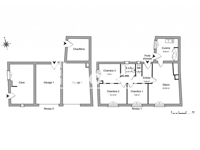 Maison 4 pièces (65.27 m²) à louer - Rochefort (17300)