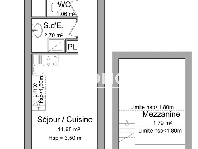 Studio (24.89 m²) à louer - Chatelaillon Plage (17340)