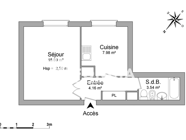 Studio (31.37 m²) à louer - Limoges (87100)