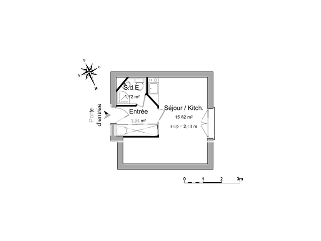 Studio (21.48 m²) à louer - Poitiers (86000)