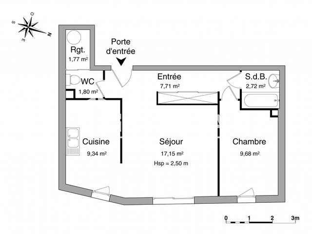 Appartement 2 pièces (50.17 m²) à louer - Limoges (87000)