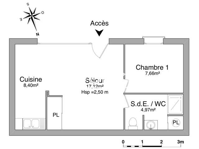 Appartement 2 pièces (38.15 m²) à louer - Coulon (79510)