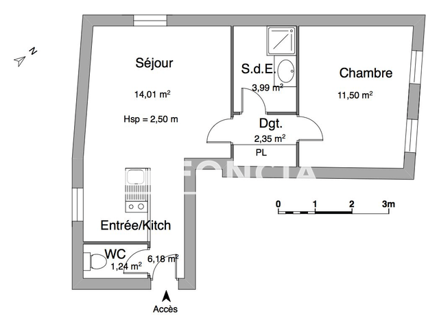 Appartement 2 pièces (39.27 m²) à louer - Rochefort (17300)