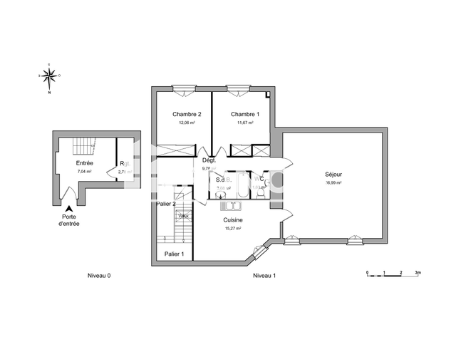 Appartement 4 pièces (100.9 m²) à louer - La Rochelle (17000)
