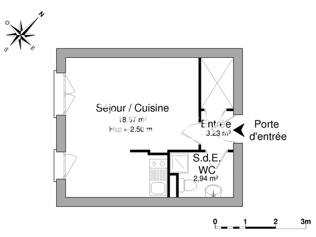 Studio (24.74 m²) à louer - Limoges (87000)