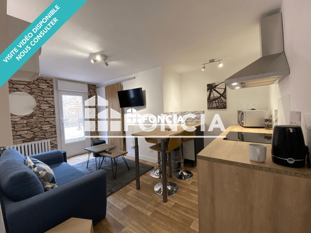 Appartement meublé 2 pièces (24.1 m²) à louer - Poitiers (86000)
