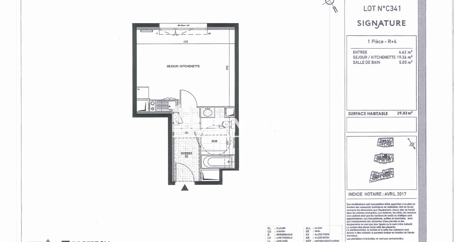 Studio (29.03 m²) à louer - Poissy (78300)