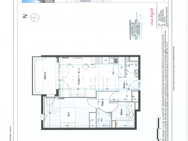 Appartement 2 pièces (49.83 m²) à louer - Bourg En Bresse (01000)