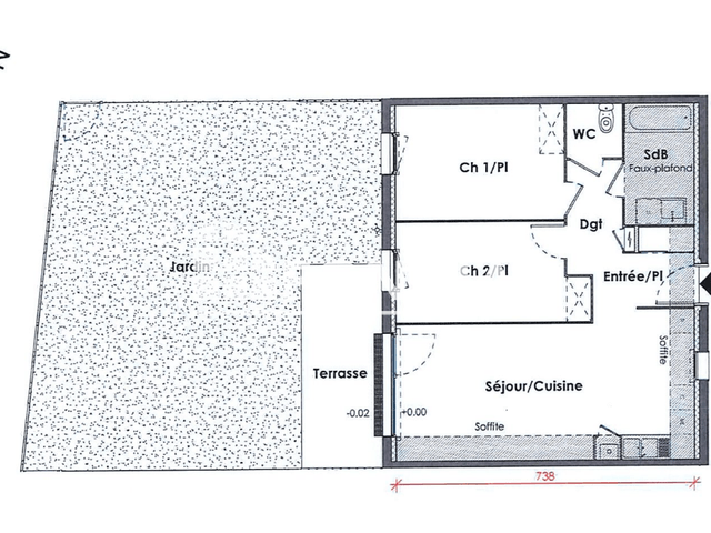 Appartement 3 pièces (62.77 m²) à louer - Déville-lès-rouen (76250)