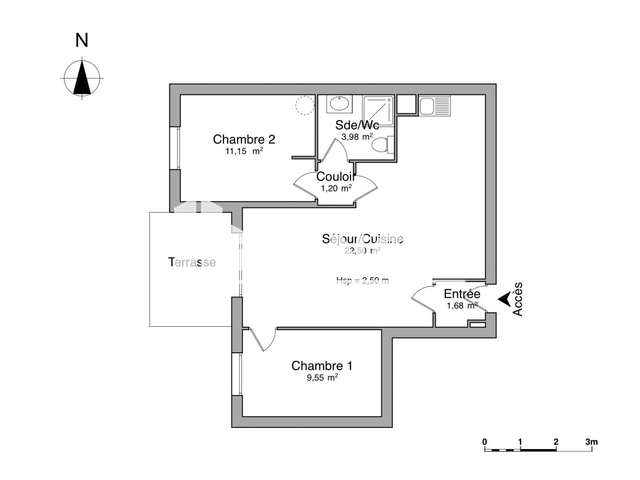 Appartement 3 pièces (50.31 m²) à louer - Narbonne (11100)