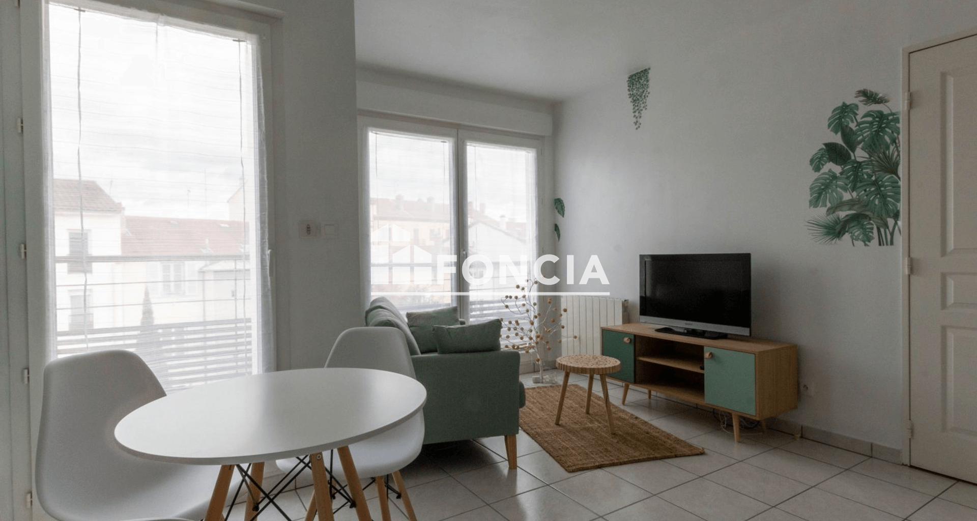 Appartement meublé 2 pièces (38.25 m²) à louer - Tassin-la-demi-lune (69160)