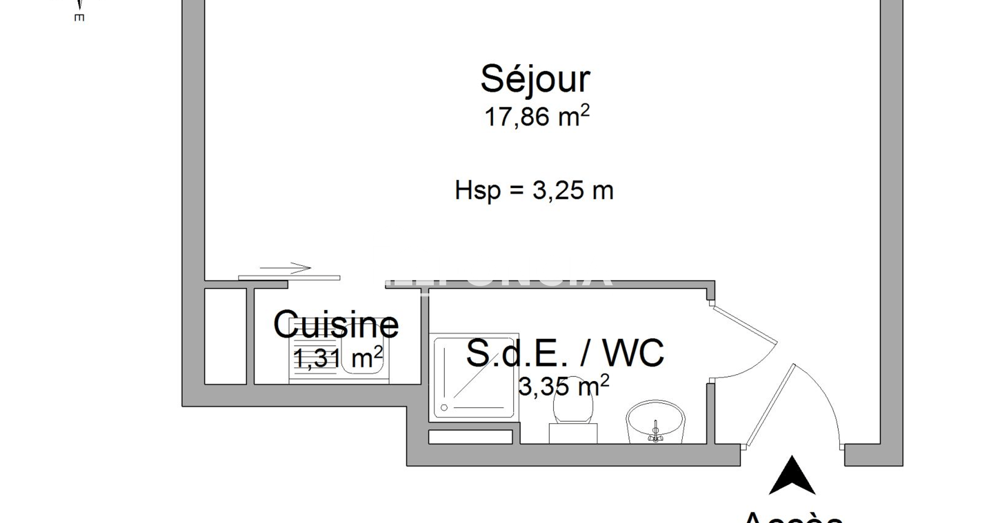 Studio (22.52 m²) à louer - Lyon 6ᵉ (69006)