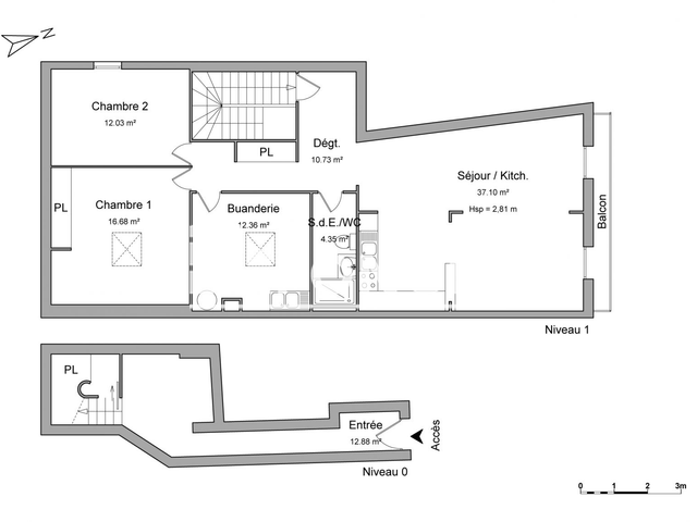 Appartement 3 pièces (106.13 m²) à louer - Serignan (34410)