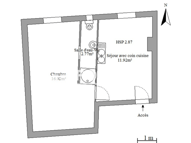 Studio (30.84 m²) à louer - Toulon Cedex (83000)
