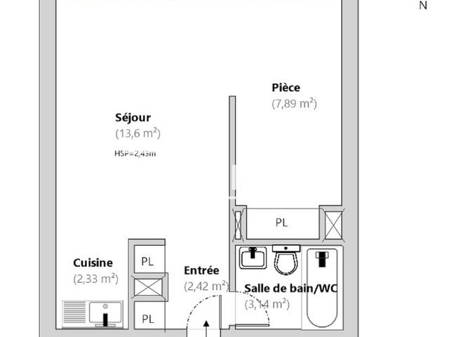 Studio (29.58 m²) à louer - Faverges (74210)