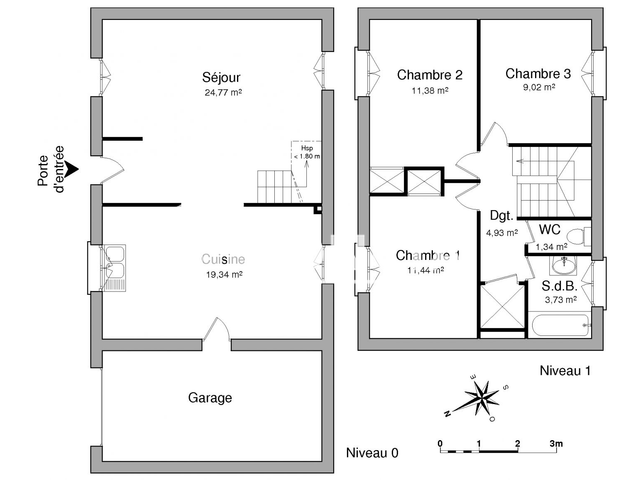 Maison 5 pièces (85.95 m²) à louer - Carcassonne (11000)