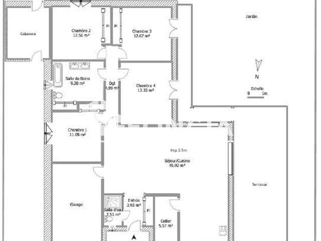 Maison 5 pièces (121.33 m²) à louer - Cazilhac (11570)