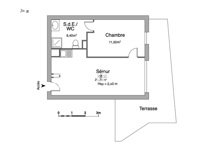 Appartement 2 pièces (38.65 m²) à louer - Septemes Les Vallons (13240)