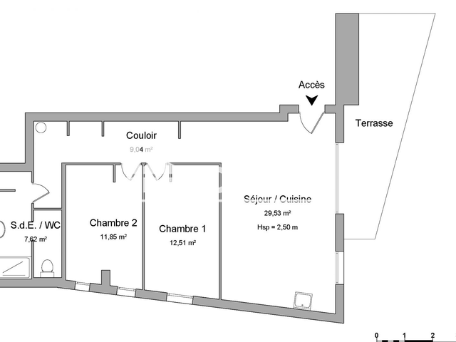 Appartement 3 pièces (70.55 m²) à louer - Narbonne (11100)