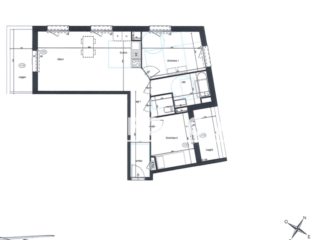 Appartement 3 pièces (65.2 m²) à louer - Amiens (80000)