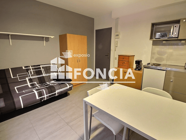 Studio meublé (16.96 m²) à louer - Saint Martin D Heres (38400)