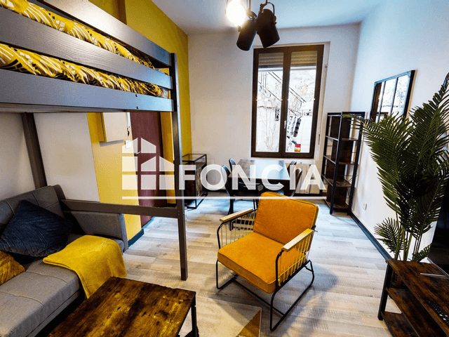 Studio meublé (23.35 m²) à louer - Grenoble (38000)