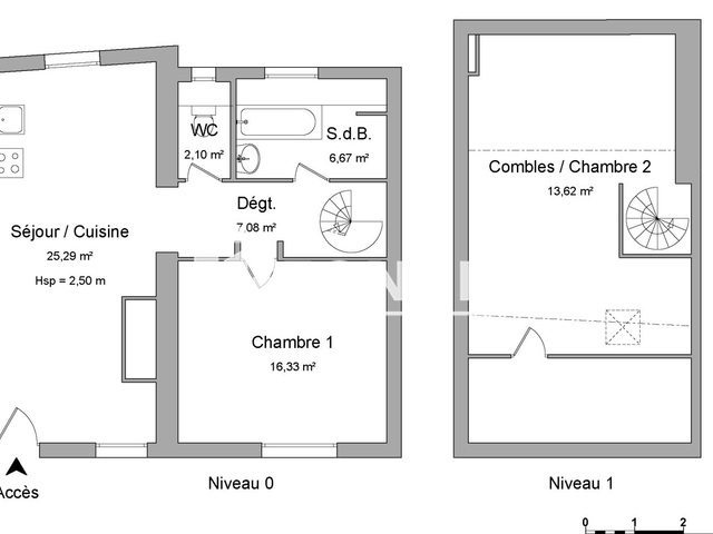 Maison 3 pièces (71 m²) à louer - Le Cheylas (38570)