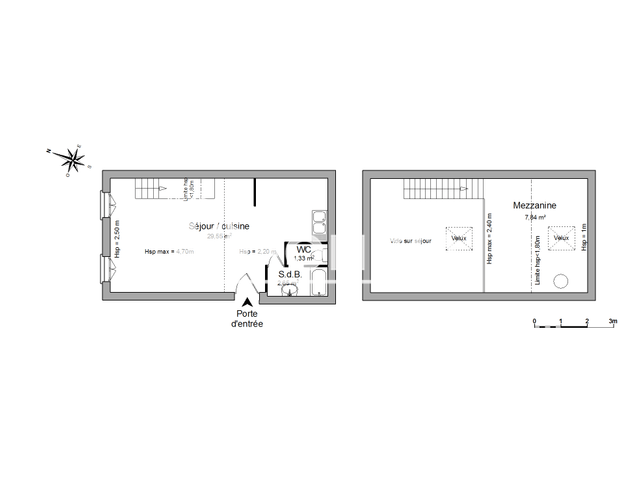 Studio (41.37 m²) à louer - Bourgoin Jallieu (38300)