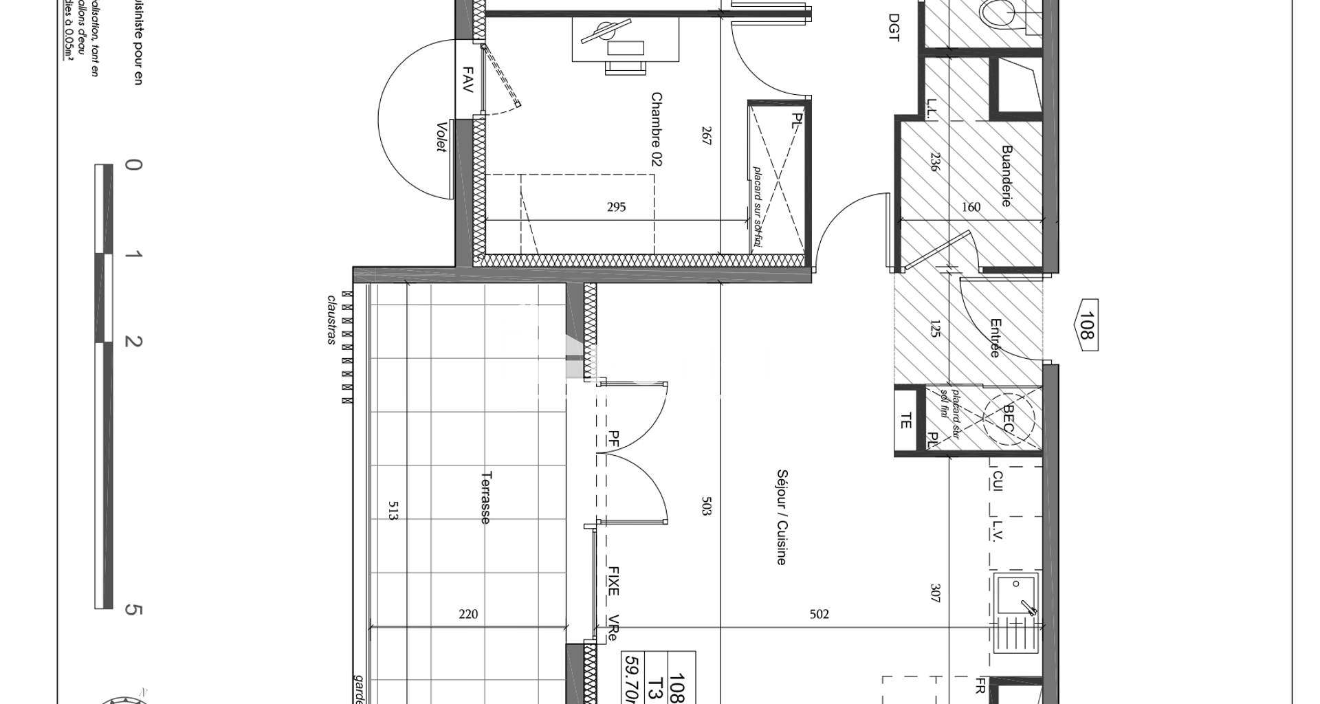 Appartement 3 pièces (59.03 m²) à louer - Monteux (84170)