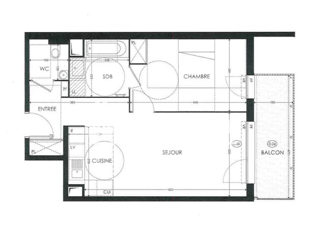 Appartement 2 pièces (46.64 m²) à louer - Dijon (21000)
