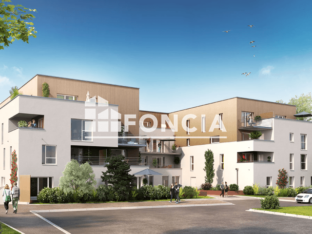 Appartement 3 pièces (59.61 m²) à louer - Bretteville Sur Odon (14760)