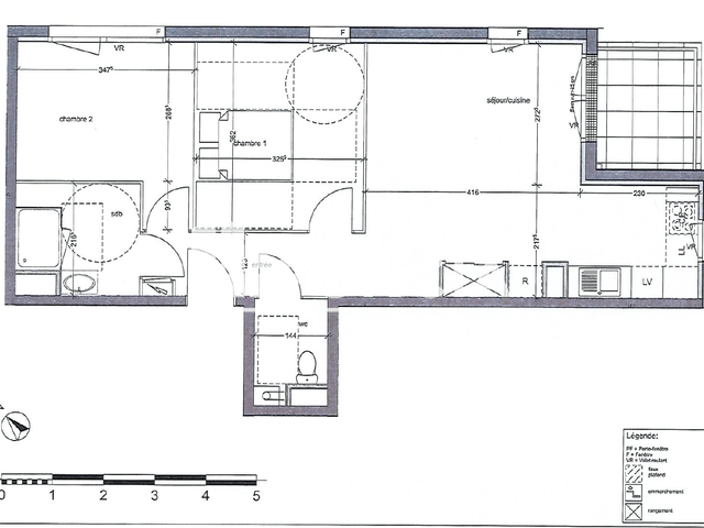 Appartement 3 pièces (59.61 m²) à louer - Bretteville Sur Odon (14760)