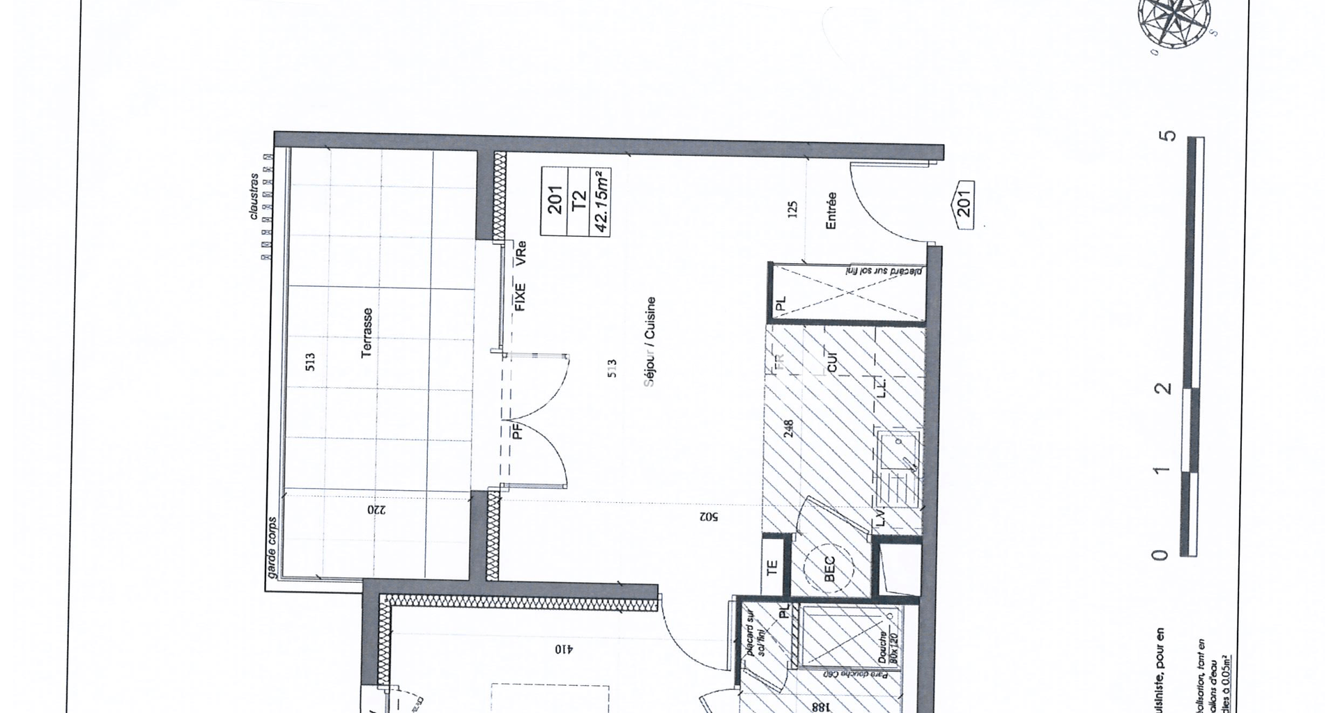 Appartement 2 pièces (42.15 m²) à louer - Monteux (84170)