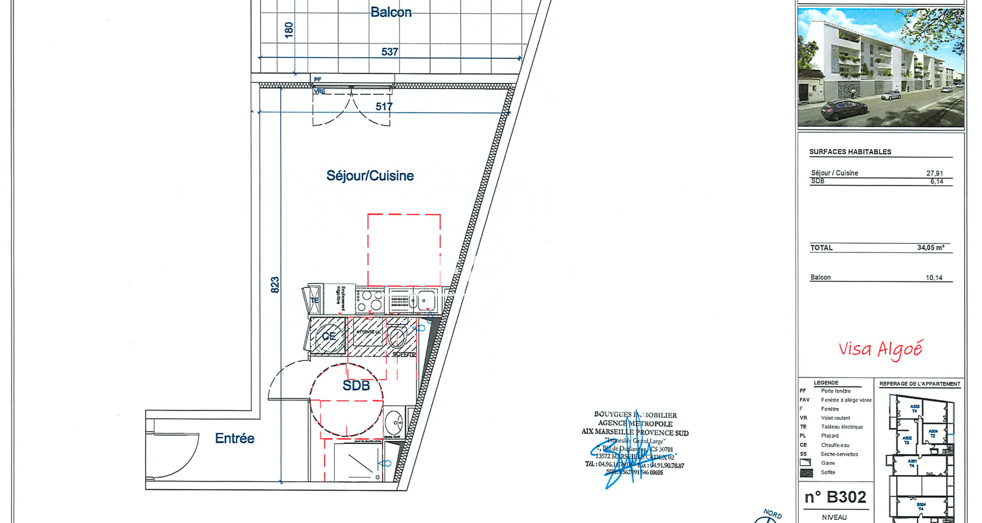 Studio (34.05 m²) à louer - Avignon (84000)