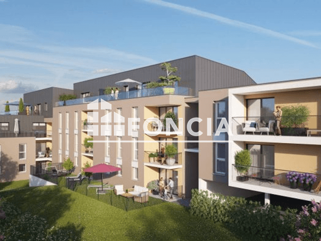 Appartement 3 pièces (61.87 m²) à louer - Déville-lès-rouen (76250)