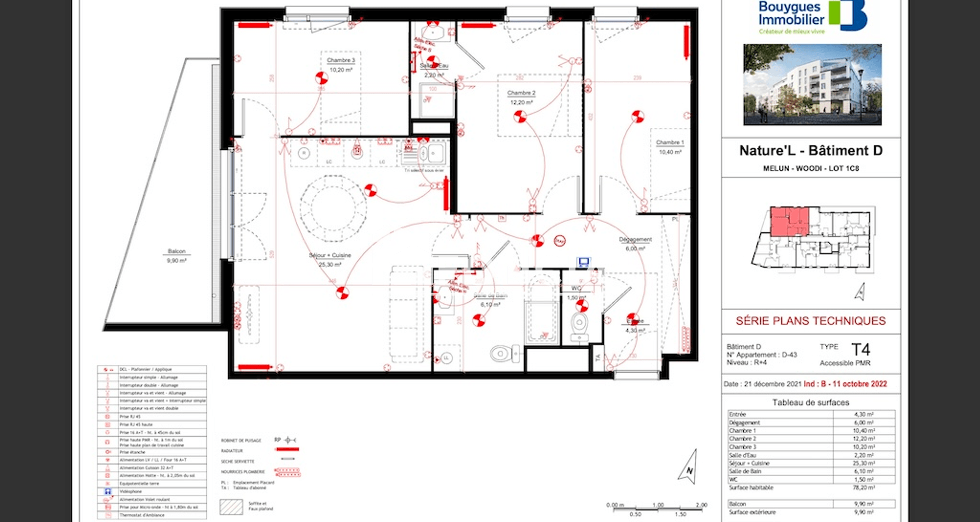 Appartement 4 pièces (78.2 m²) à louer - Melun (77000)