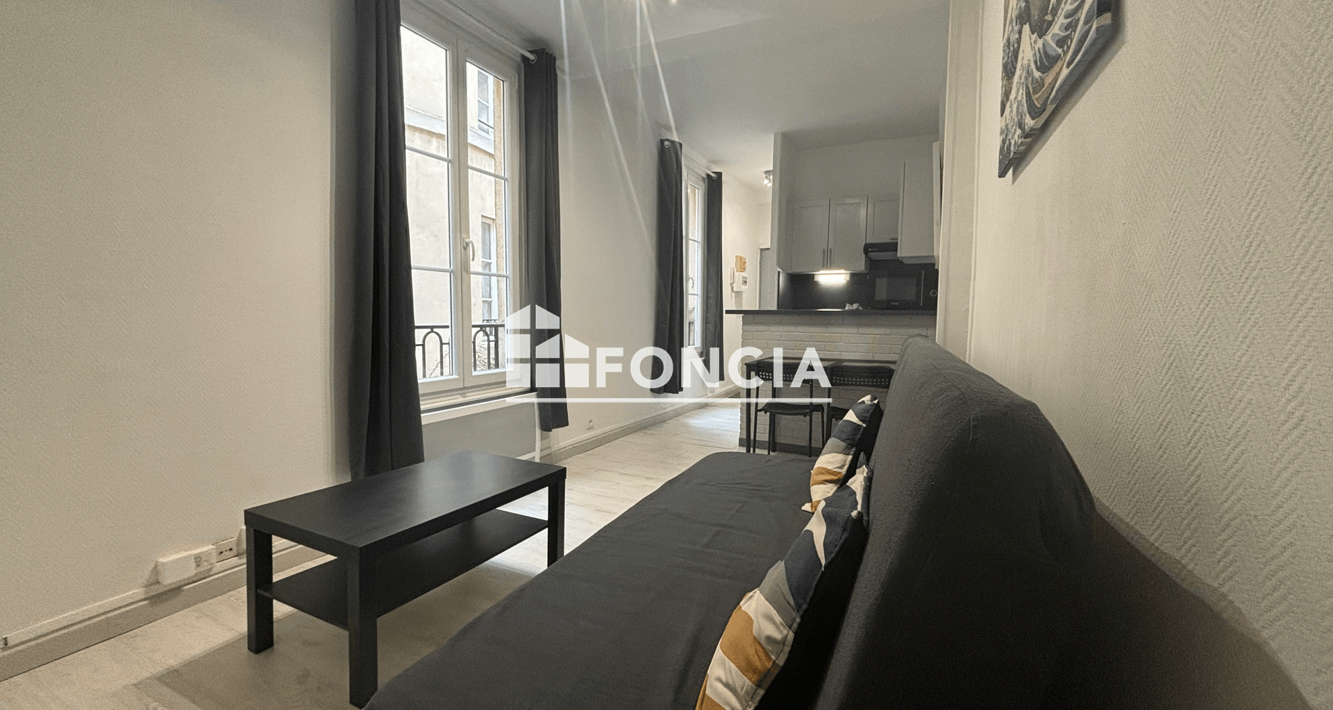 Studio meublé (20.79 m²) à louer - Caen (14000)