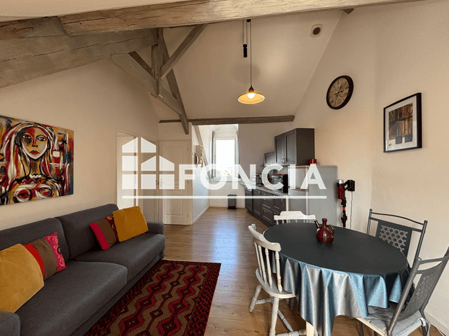 Appartement meublé 2 pièces (33.1 m²) à louer - Honfleur (14600)