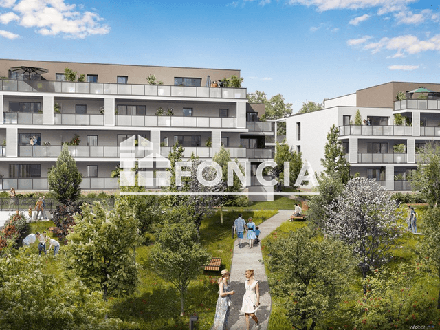 Appartement 2 pièces (46.37 m²) à louer - La Roche Sur Yon (85000)
