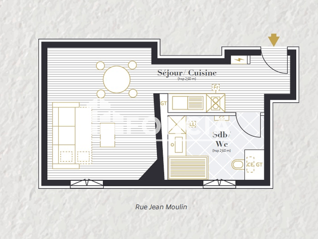 Studio (29 m²) à louer - Saintes (17100)