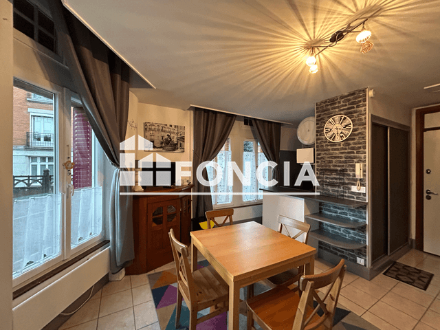 Studio meublé (24.26 m²) à louer - Charleville-mézières (08000)