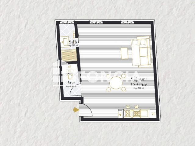 Studio (40 m²) à louer - Saintes (17100)
